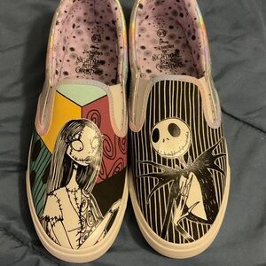 Nightmare Before Christmas Slip-On Shoes